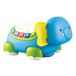 Іграшковий інтерактивний проектор WToys Слоник 19x11.5x13 см Різнокольоровий (157205)