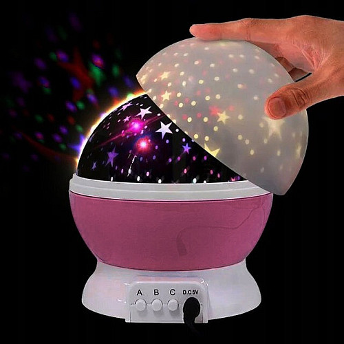 Детский ночник Star Master USB Розовый (346694091)