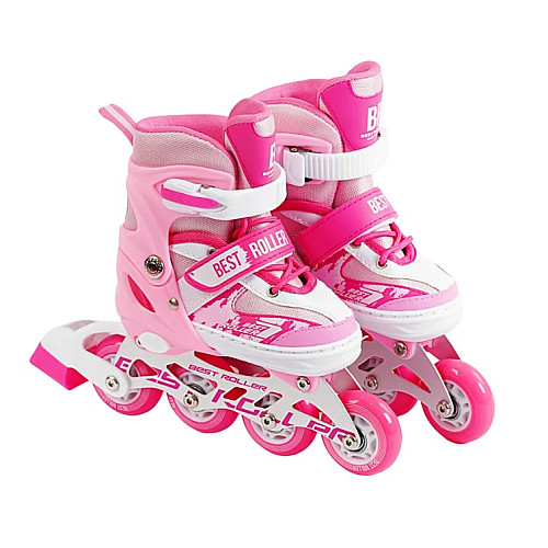 Детские ролики Best Roller 210-S 30-33 17-18.5 см Розовый (151218)