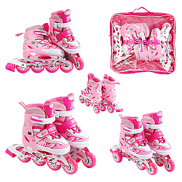 Детские ролики Best Roller 210-S 30-33 17-18.5 см Розовый (151218)
