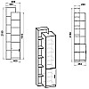 Шкаф для речей Компанит Яблуня (new1-345)
