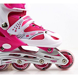 Роликові ковзани Superpower 38-42 Рожеві (1609460028-L)