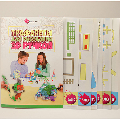 3D-ручка rx-style с набором эко-пластика PLA 29 м и трафаретами (SMT4819581951)