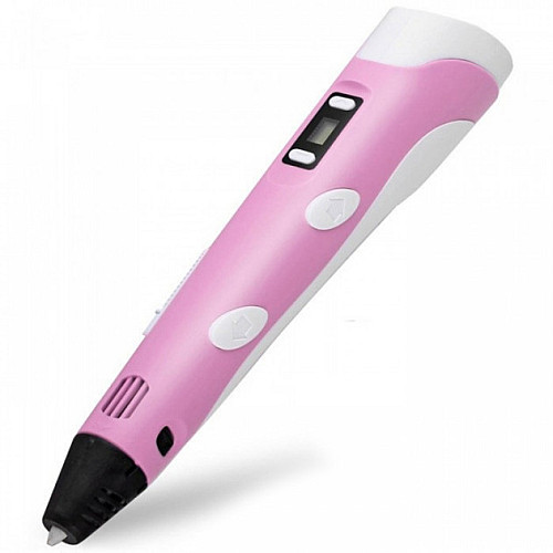3D-ручка 3D Pen 2 і 60 м пластика Рожева (od-1363)