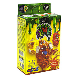 Набор для опытов Crazy Slime - Лизун своими руками оранжевый Dankotoys (SLM-02-03U)