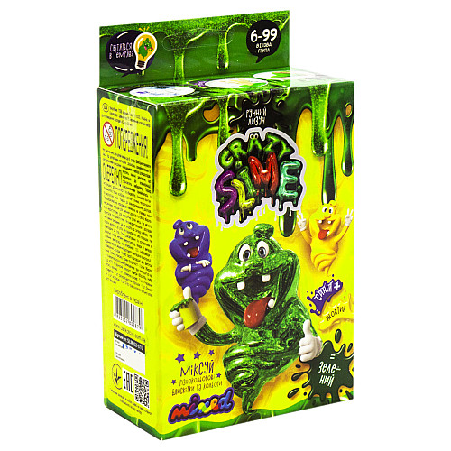 Набор Dankotoys для опытов Crazy Slime - Лизун своими руками зеленый (SLM-02-01U)