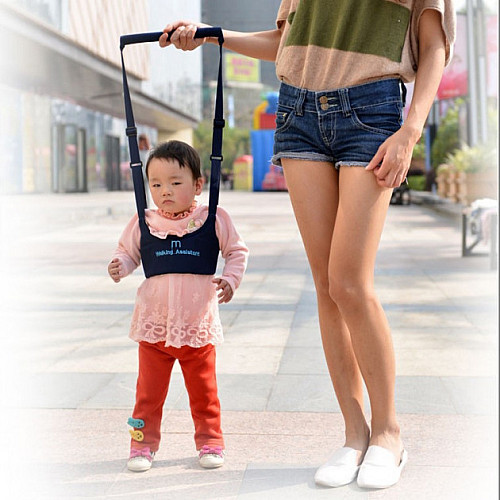 Детские вожжи-ходунки Walking Assistant Moby Baby Синий (vol-807)