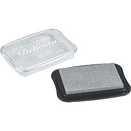 Чернильна подушечка Tsukineko 10 x 7 см, мерехтлива Срібляста 211511920