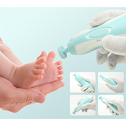 Детская электрическая полировальная машинка для ногтей VOLRO Голубой (vol-1338)