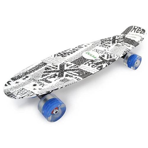 Скейтборд PROFI MS 0748-8 White-gray (SKL1374)