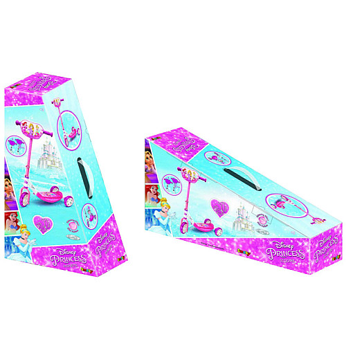 Складной детский самокат Disney princess трехколесный Smoby OL32653