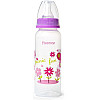 Бутылочка для кормления детская Baby Цветочная поляна 240 мл Fissman DP43963