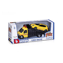 Набір ігровий Bburago Автоперевізник з машиною АльфаРомео mito DD649417
