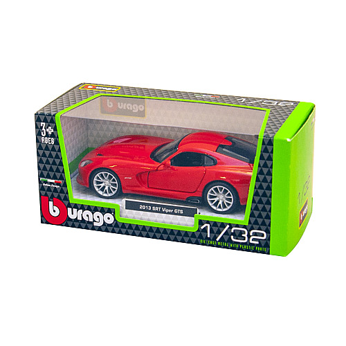 Машинка Bburago SRT Випер gts 2013 червоний 1:32 DD107713