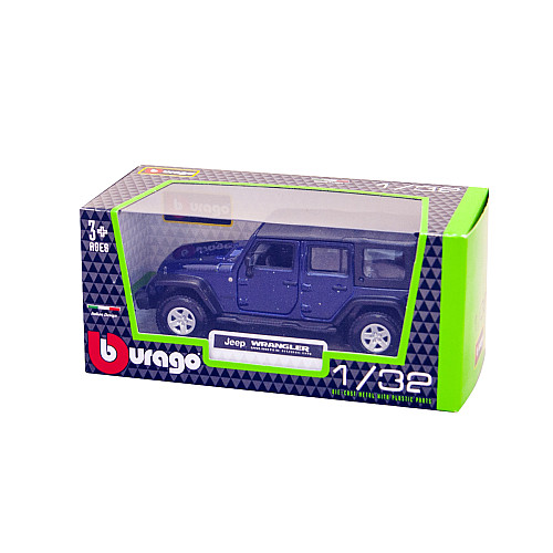 Машинка Bburago Джип Вранглер unlimited rubicon 1:32 DD095632