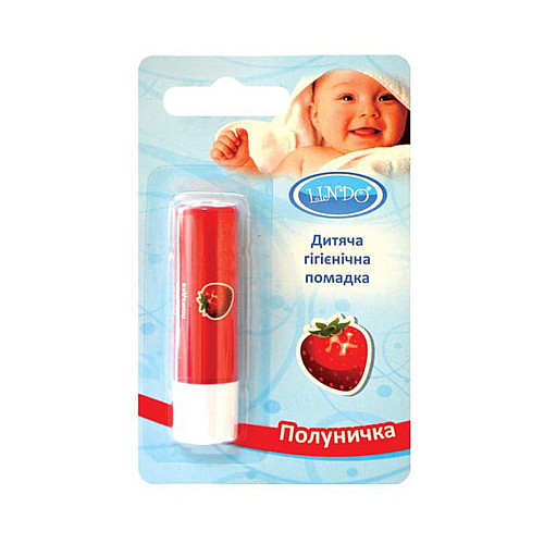 Гигиеническая помада Lindo Клубника (U 772)