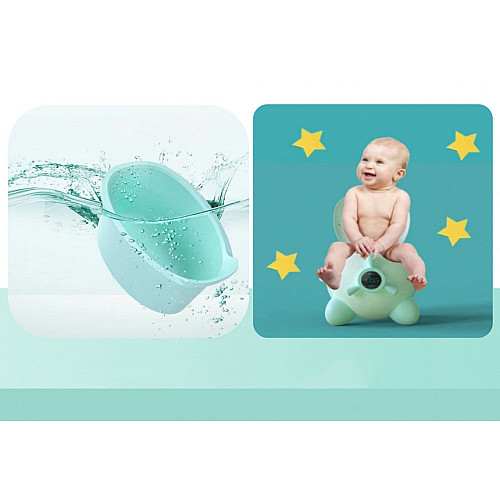Горшок с мягким сиденьем No Brand Baby Legend Самолет Голубой