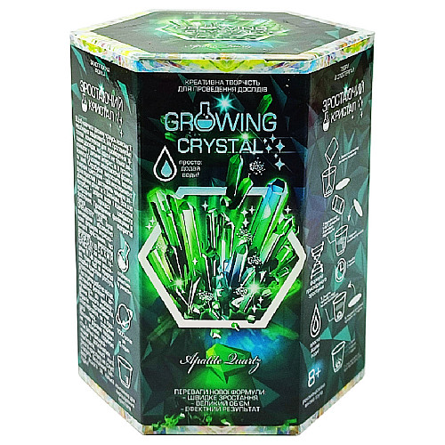 Дитячий набір для експериментів GROWING CRYSTAL Danko Toys GRK-01 укр (Апатит)