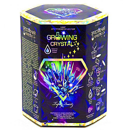 Дитячий набір для експериментів GROWING CRYSTAL Danko Toys GRK-01 укр (Топаз)