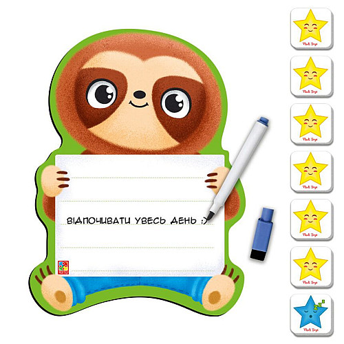Магнітна дошка з маркером Коала Vladi Toys (VT3601-22)