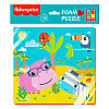 Мягкие пазлы "Бегемот и зебра" Vladi Toys VT1109-04 25 эл