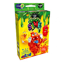 Дитячий набір для проведення експериментів "Crazy Slime" Danko Toys SLM-02 укр Оранжевий