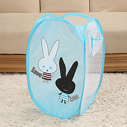 Корзина для іграшок UKC Baby Play 48х29х25 см Кролик Голубий