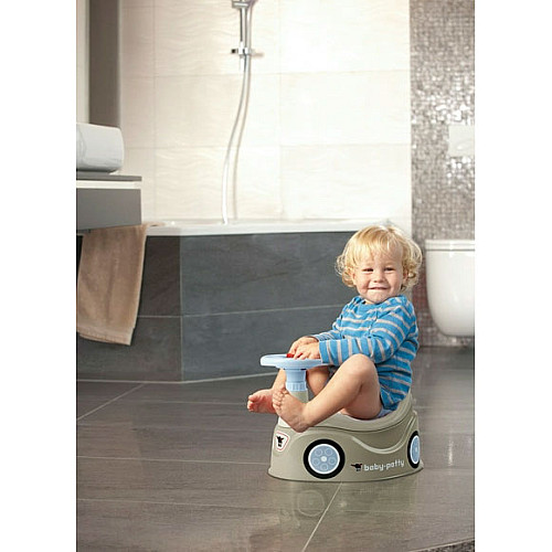 Детский горшой с рулем и сигналом Gray Big OL185795