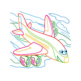 Книга Crystal Book Очаровательні розмальовки з секретними візерунками Літаки та вертольоти 664 (9786175470664)