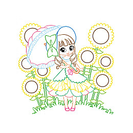 Книга Crystal Book Очаровательні розмальовки з секретними візерунками Принцеси 725 (9786175470725)