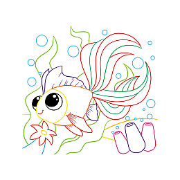 Книга Crystal Book Очаровательні розмальовки з секретними візерунками В морі 626 (9786175470626)