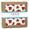 Байковые пеленки WATERMELON COSAS Красный 80х100 см