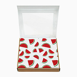 Байковые пеленки WATERMELON COSAS Красный 80х100 см