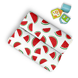 Байковые пеленки WATERMELON COSAS Красный 80х100 см