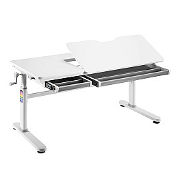 Парта-трансформер з регулюванням висоти FunDesk Iris 1200x600x540-760 мм Сірий