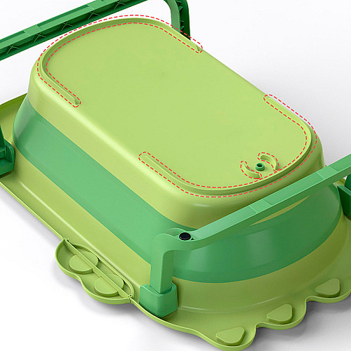 Детская ванночка складная Bestbaby BH-327 Зеленый (11101-62986)
