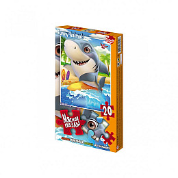 Мягкие пазлы "Акула" Danko Toys S20-09-08 20 элементов