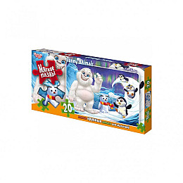 Мягкие пазлы "Снежный человек" Danko Toys S20-09-07 20 элементов