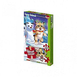 Мягкие пазлы "Рысь" Danko Toys S20-09-14 20 элементов