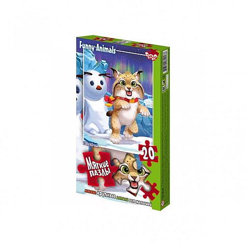 Мягкие пазлы "Рысь" Danko Toys S20-09-14 20 элементов