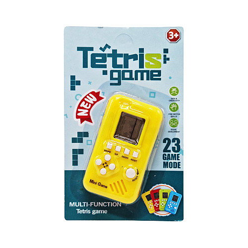 Интерактивная игрушка Тетрис Bambi 158 A-18 23 игры Желтый