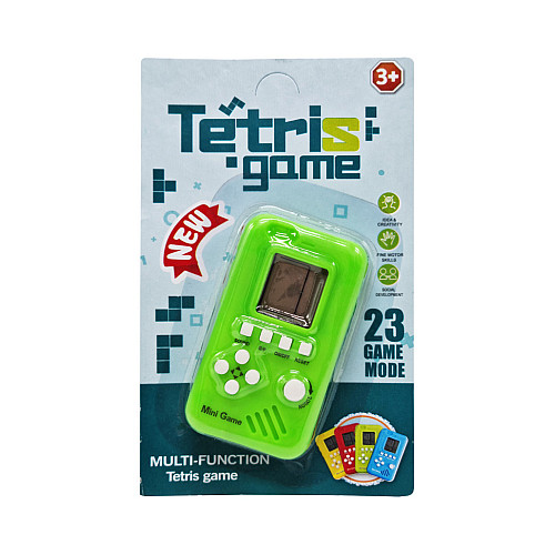 Интерактивная игрушка Тетрис Bambi 158 A-18 23 игры Зеленый