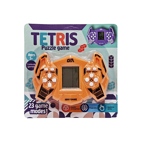 Интерактивная игрушка Тетрис Bambi 158 C-6 23 игры Оранжевый