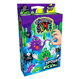 Безпечний набір для проведення експериментів "Crazy Slime Magnetic" Danko Toys SLM-Mg-02-01U02U міні Вид 2