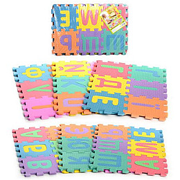 Наповнені пазли килимки Eva 0379 Алфавіт укр, 36 шт