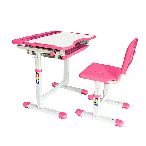 Комплект функциональной мебели Cubby парта и стул-трансформеры Vanda Pink (221959)