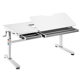 Комплект парта-трансформер Cubby Iris Grey + кресло Fundesk LST3 Grey (iris-221761)