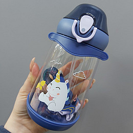 Бутилка для води пластиковa дитяча 500 мл Ardesto Unicorn AR2250PU