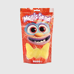 Кинетический песок Magic sand в пакете Strateg 39404-5 Желтый (4823113865252)
