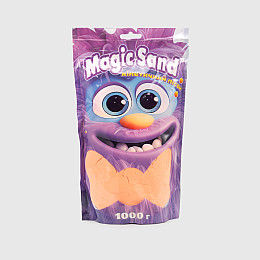 Кинетический песок Magic sand в пакете Strateg 39404-7 Оранжевый (4823113865276)